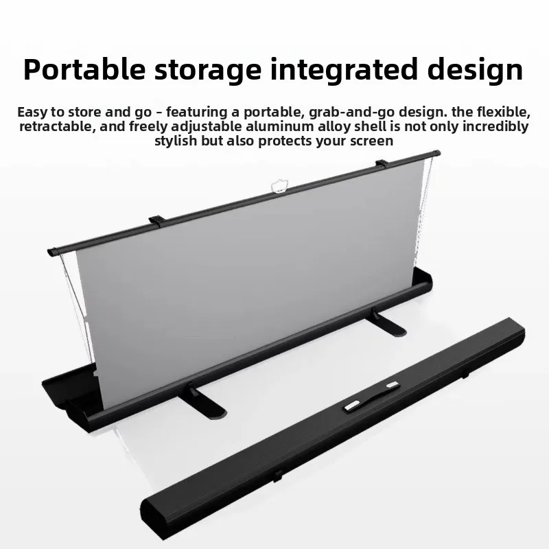 Outdoor portable, mobile, drill-free 100-inch home theater
