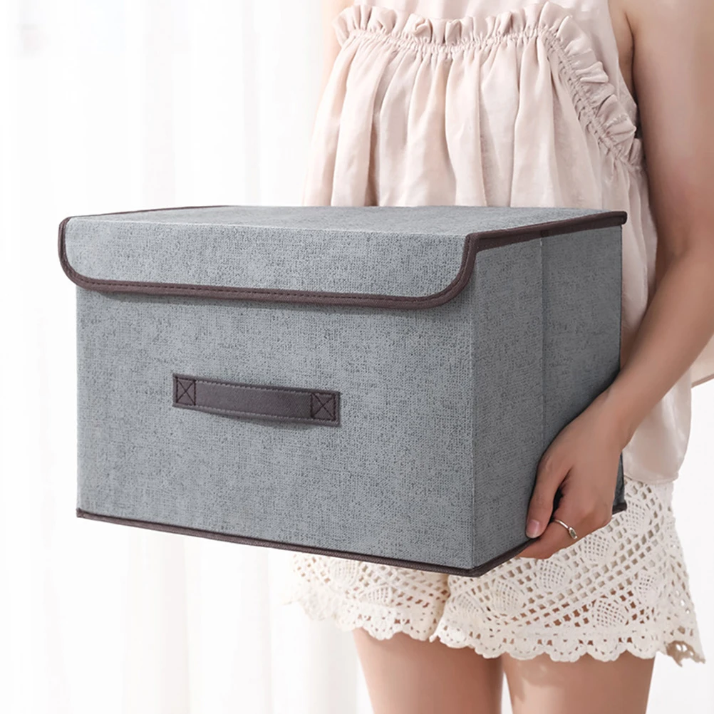 

3 Sets Dustproof Storage Box Bins Organizer Container for Closet with Lids Clothes Case