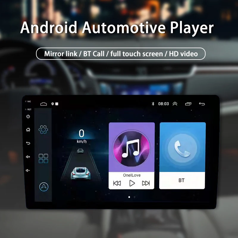 Android D5 Car Mp5 Player Gps Navigation Car Video Player  Mp3 Blue Tooth  Car Radio Multimedia Player