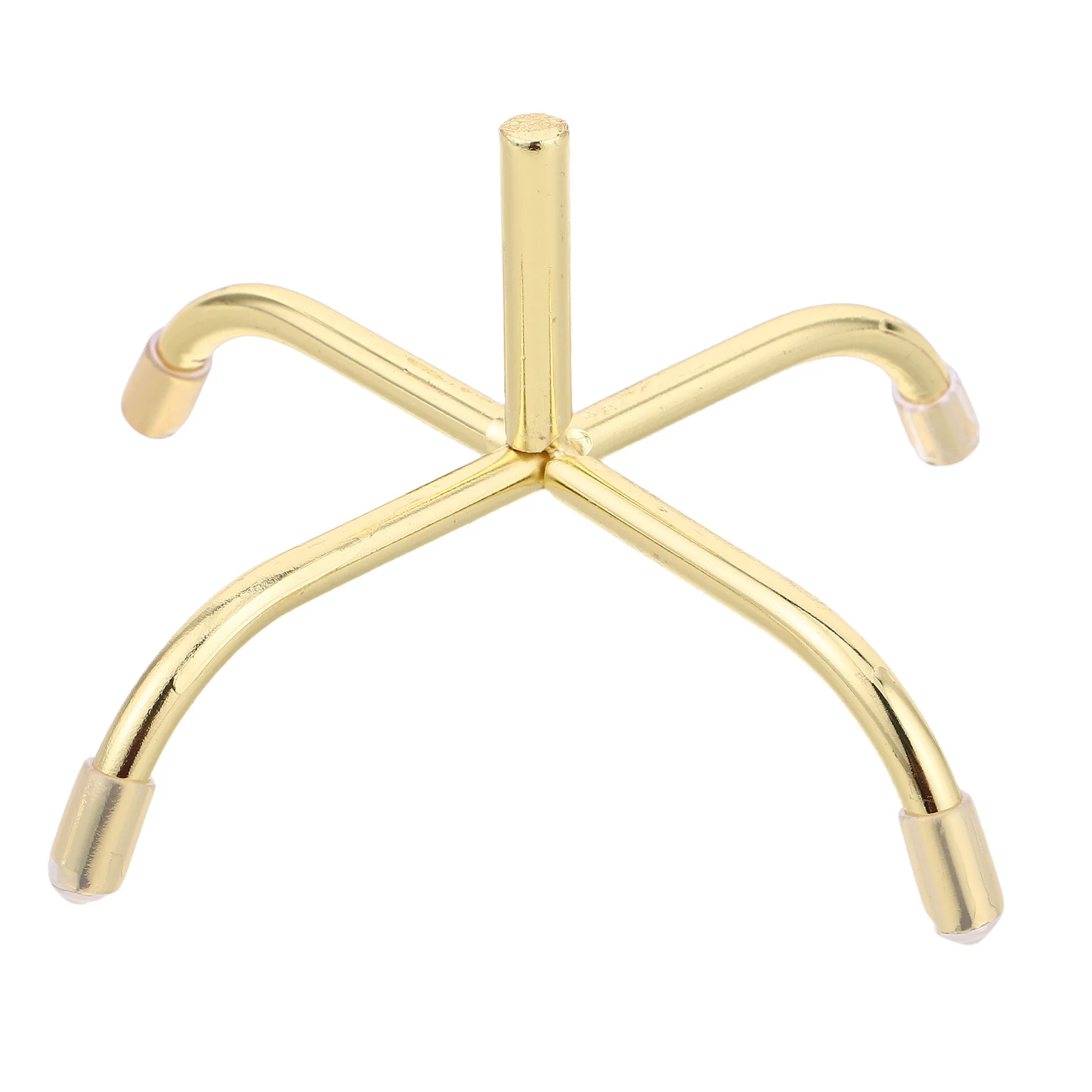 

Mini Desk Chair Base: 1:6 Scale Golden Metal Legs For Dollhouse Office Gaming Chair Replacement Accessories Decorative Support