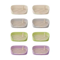 Dog Potty Trainer Pet Bedpan Training Pad Puppy Toilet Tray Anti Splashing Cat Pee Pad for Small Dog Kitten Cleaning Supplies
