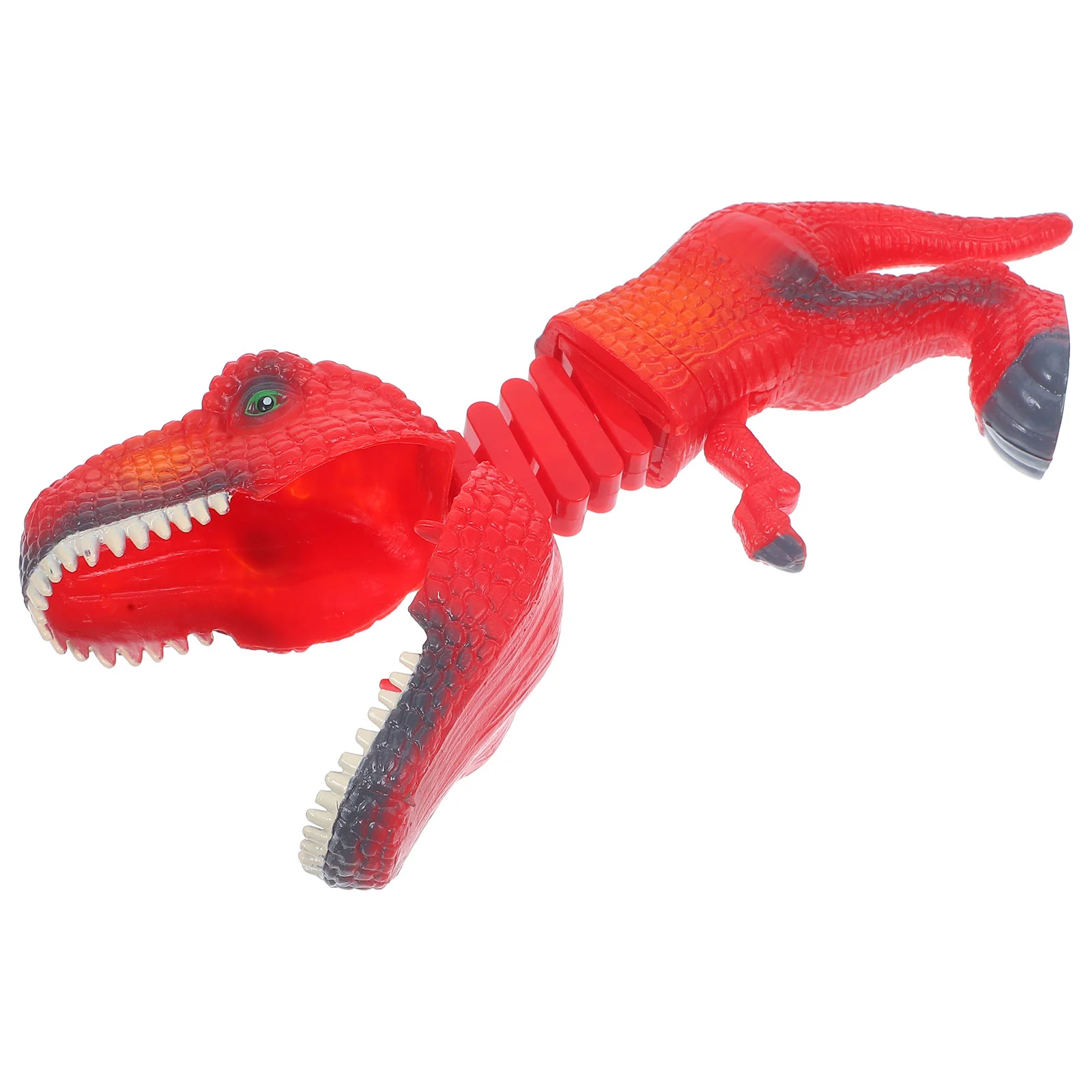 Tricky Kids Dinosaur Funny Telescopic Spring Retractable Abs Interactive Elastic Child Prank