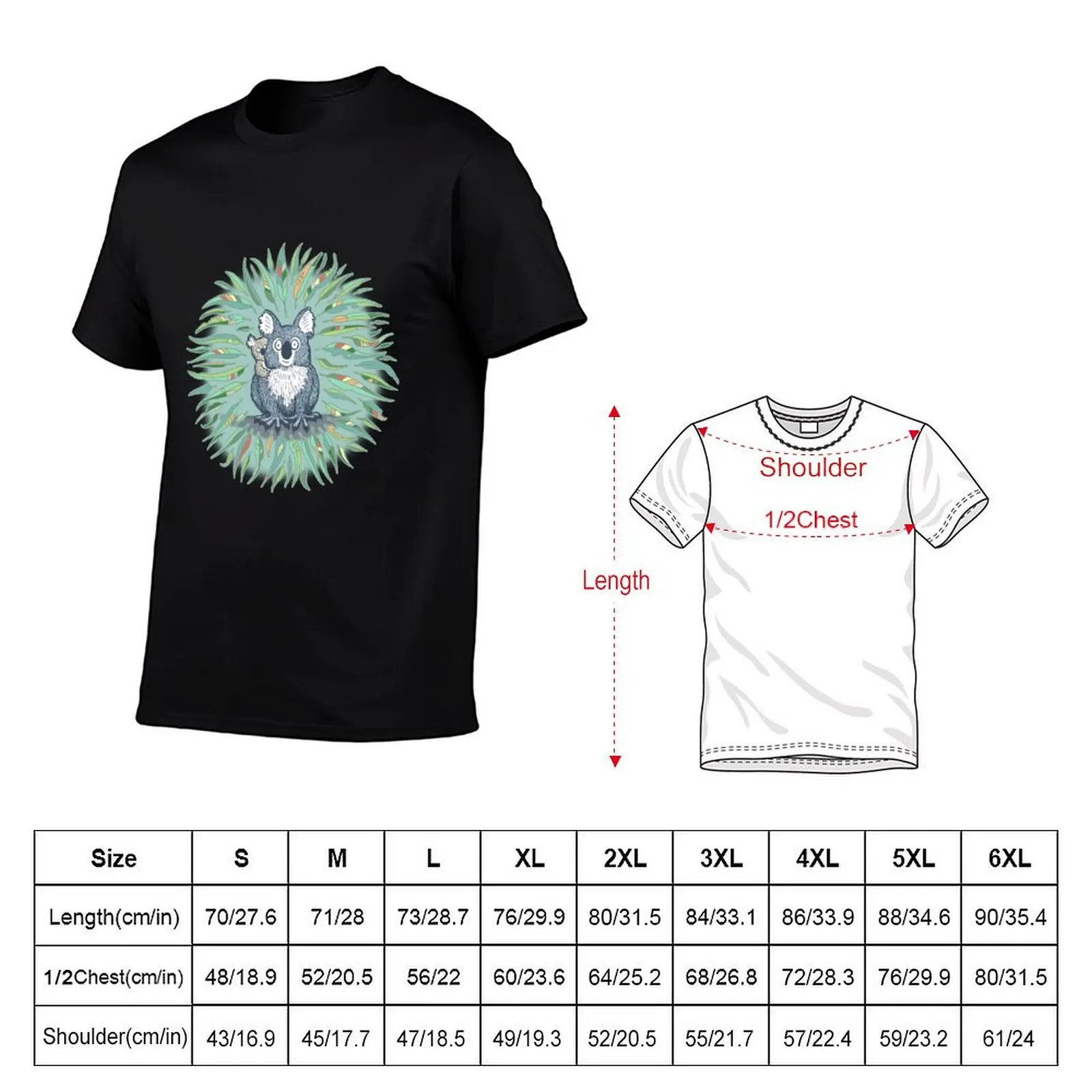 Koalas need trees T-Shirt man t shirt cotton high quality anime tshirt
