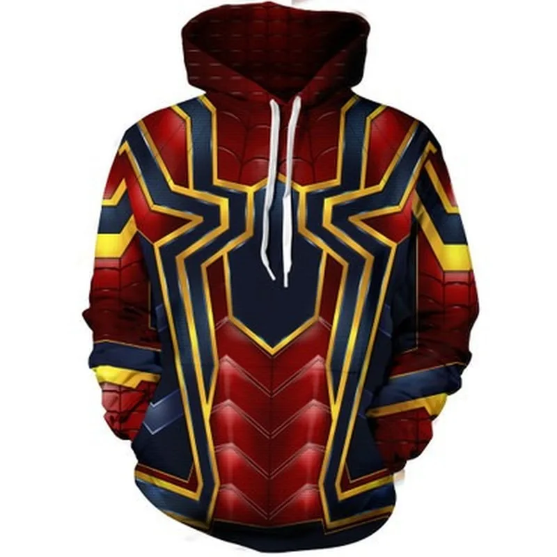 Hot Sale New popular Marvel movie venom 3D Printed Hoodies Men Women Spiderman Hooded Sweatshirts hip hop Zipper Pocket Jackets