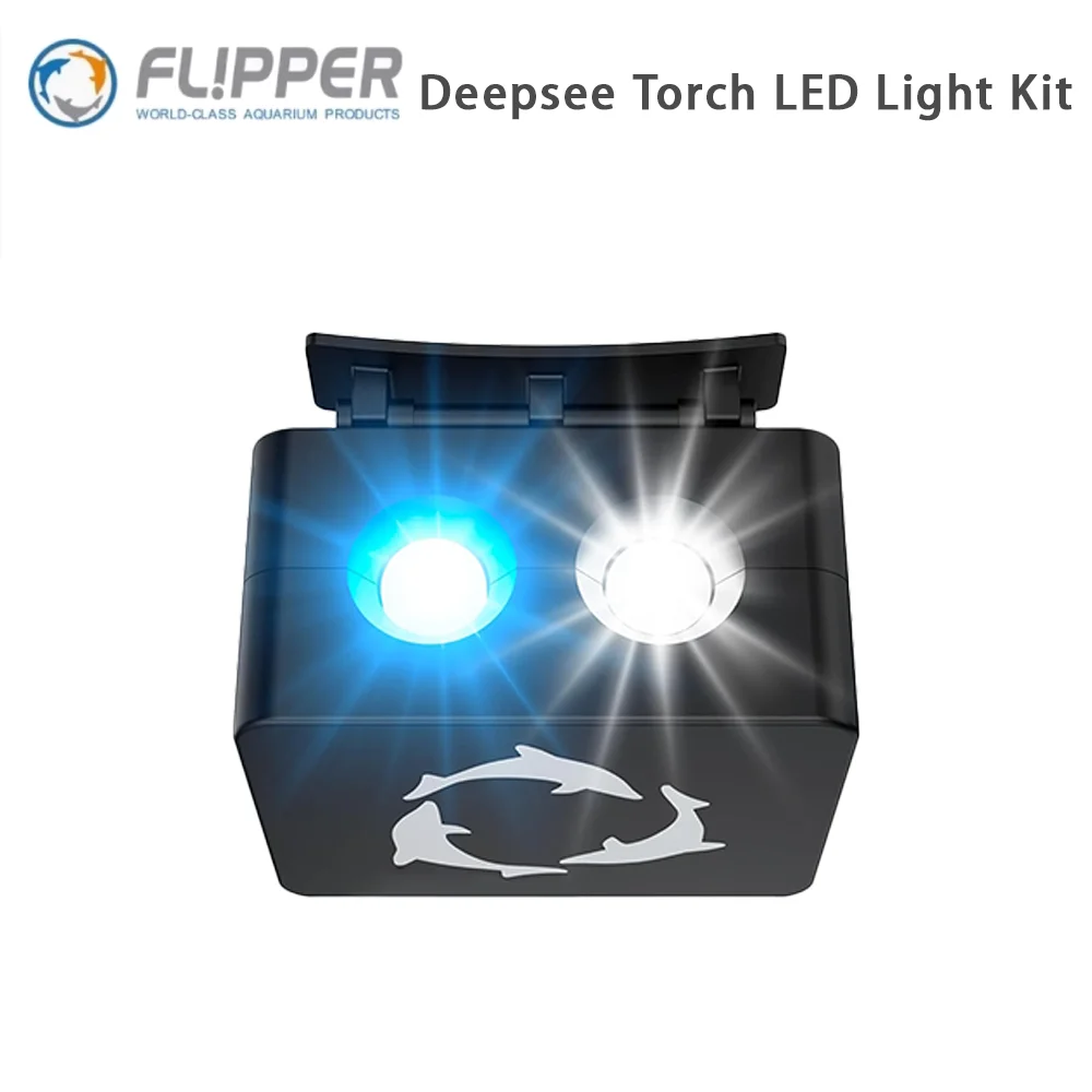 

Flipper DeepSee Viewer Aqaurium LED Spotlight USB Beam Ideal Attach Rechargeable Individually Combined for Nocturnal Photography