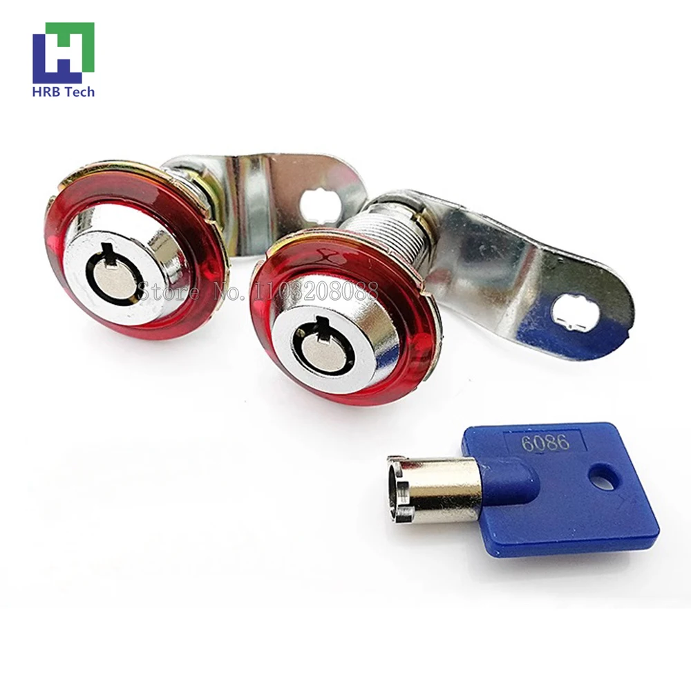 10pcs/lot Cam Lock 6086 Door Lock for Game Machine Iron / Wood Door Arcade Slot Pinball Games Cabinet