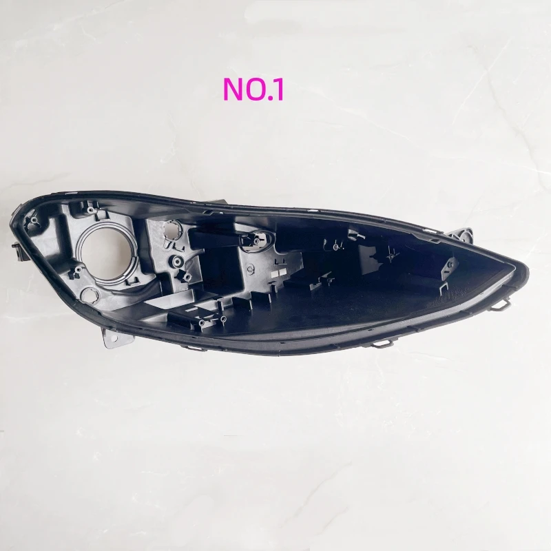 For Tesla Model S 2014 2015 2016 17 18 19 20 21 2022 Headlight Base Replace Headlamp House Headlamp Rear Cover  Black Back Shell