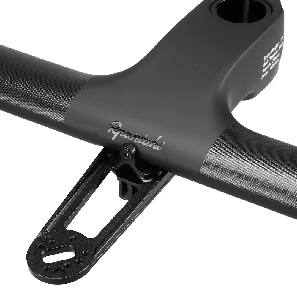 Road Full Carbon Handlebar -10° 28.6/31.8mm OD2 integrated Cockpit Bicycle Handlebar Racing Internal Cable Bent Drop Handlebars