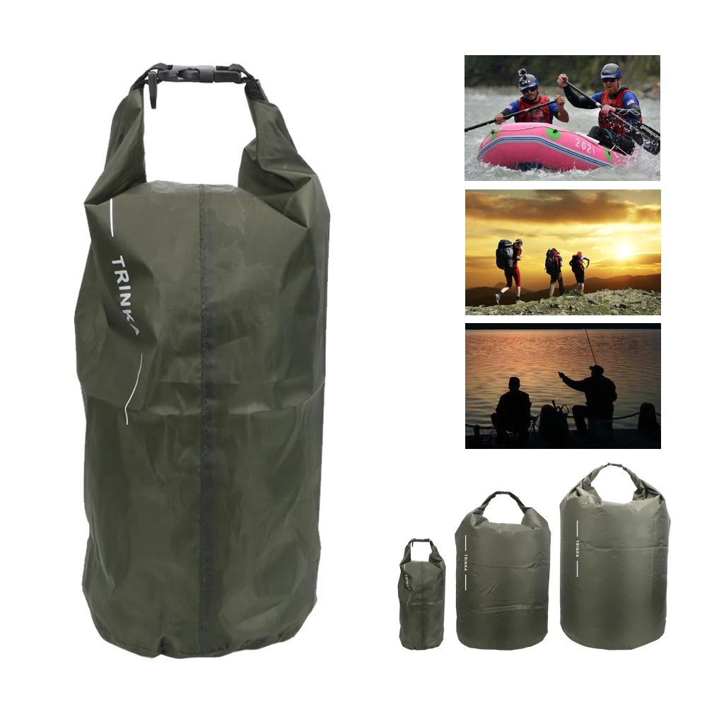 For Boating Kayaking Canoeing Floating Dry Sack Pouch Outdoor Traveling Carrying Bags 8L 40L 70L Waterproof Storage Bag