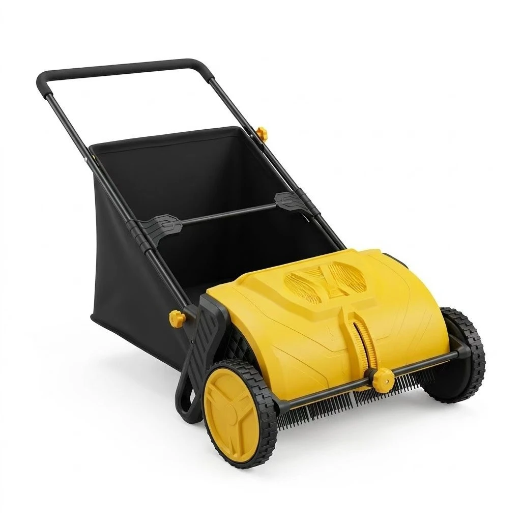 Hand-pushed lawn leaf sweeper No power, large capacity No need to bend over, easy, labor-saving and efficient work