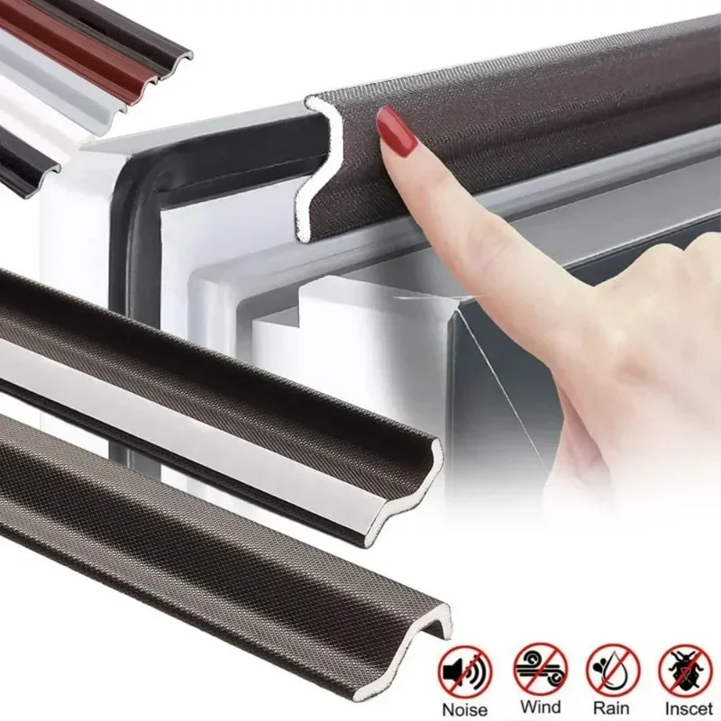 แถบโฟมกันเสียง6เมตรสำหรับหน้าต่างหน้าต่างหน้าต่างหน้าต่างหน้าต่างกันเสียงแผ่นโฟมเก็บงานอากาศซีลเทปฟิลเลอร์ช่องว่าง