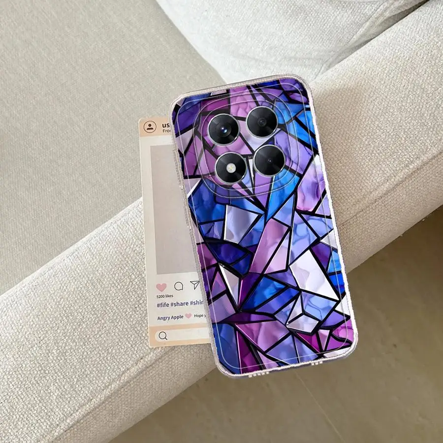 Case for Xiaomi Redmi Note 15 A4 A7 13C Note 13 14 Pro Plus 12 9 10 12S 10S 11 11S 14C Soft Phone Cover Window Flower Pattern view 6