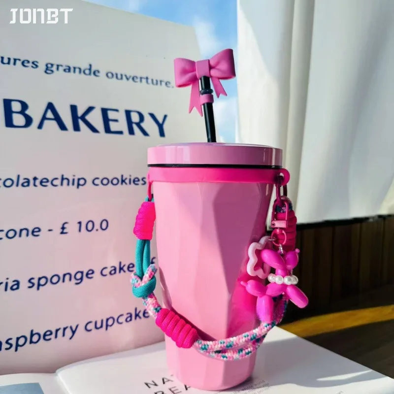 

Silicone Straw Cover For Stanley 40oz Tumbler Hand Lanyard Cup Strap Holder Suitable For 6-10cm Cup Mouth Universal Accessories