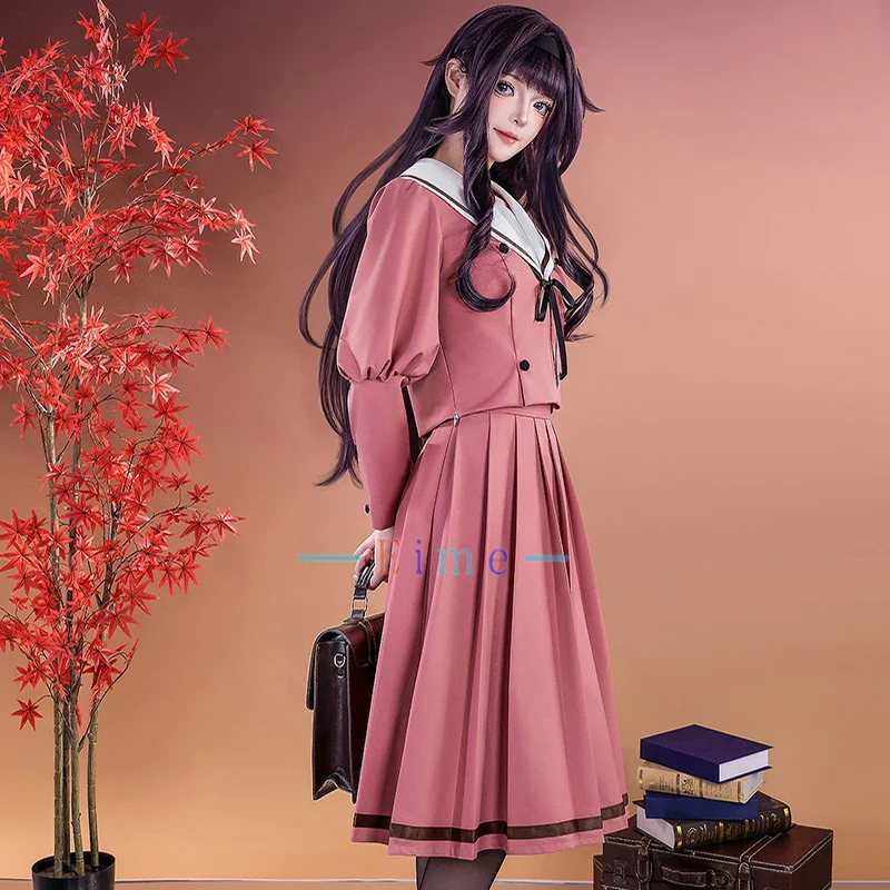 

Костюм Вагури Каоруко для девочек, школьная форма, розовое милое платье, праздничный костюм, карнавальный наряд на Хэллоуин, одежда в стиле аниме, индивидуальный заказ