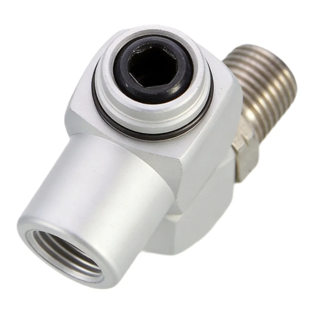 For Pneumatic Systems 1 4-Inch Male NPT X 1 4-Inch Female NPT 360 Degree Swivel Connector 1 4 Inch Swivel Fitting