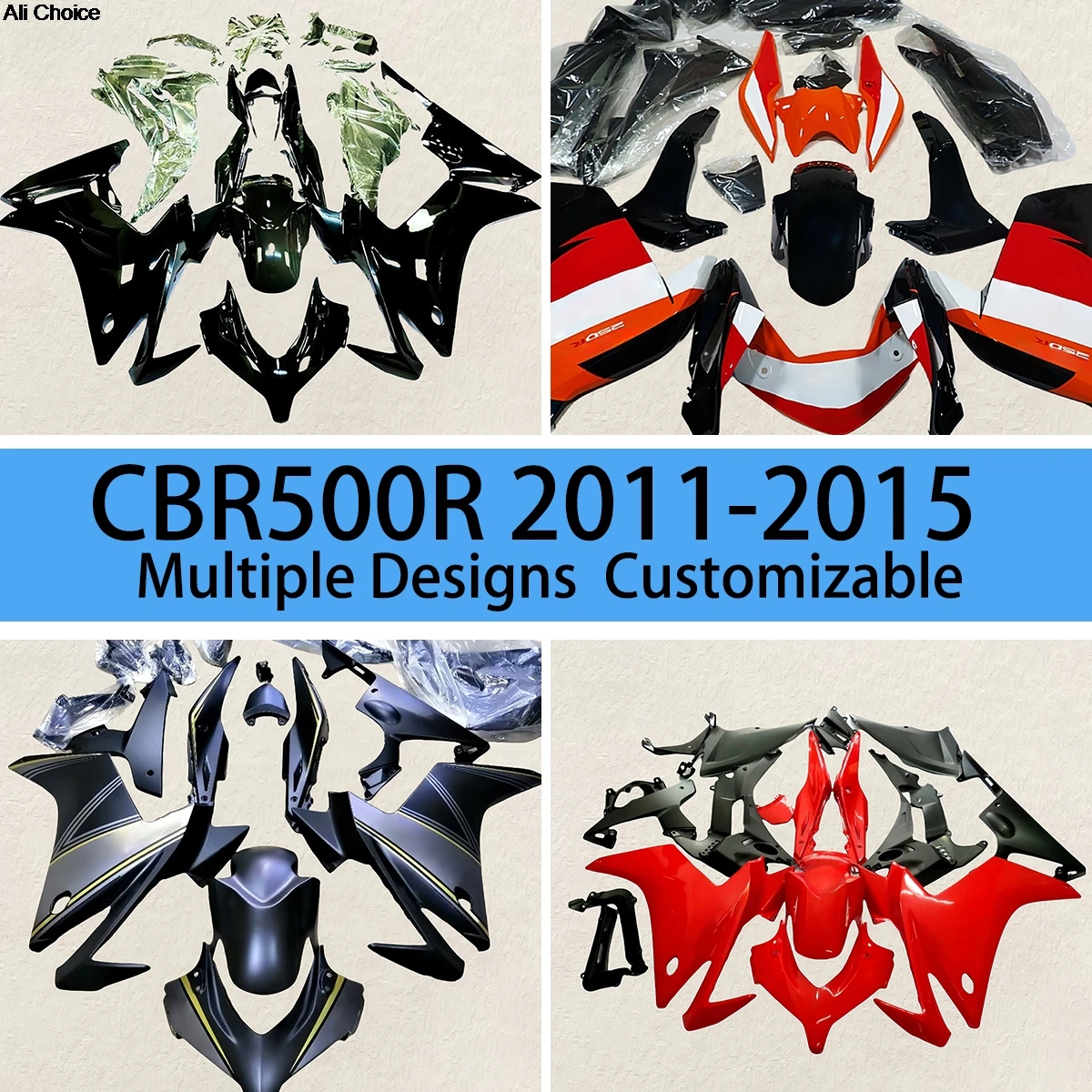 

ABS Fairings for HONDA CBR500R 2011 2012 2013 2014 2015 Motorcycle Accessories Customized Fairing Kit CBR 500R
