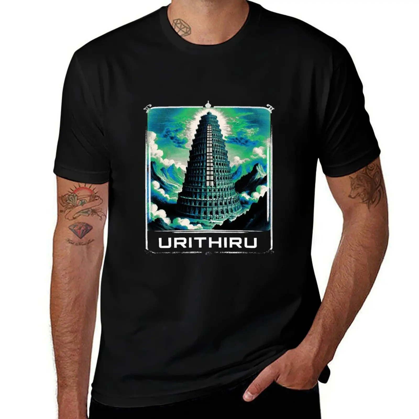 

Urithiru - Stormlight archive T-Shirt cotton man t-shirts graphic t shirts rapper graphic tees t shirts for men graphic