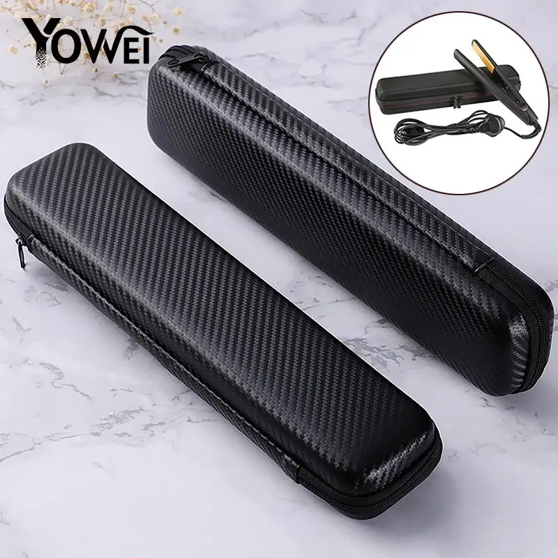 Portable Hair Straightener Storage Bag Hair Straightener Protective Curling Iron Storage Container Travel Carrying Case