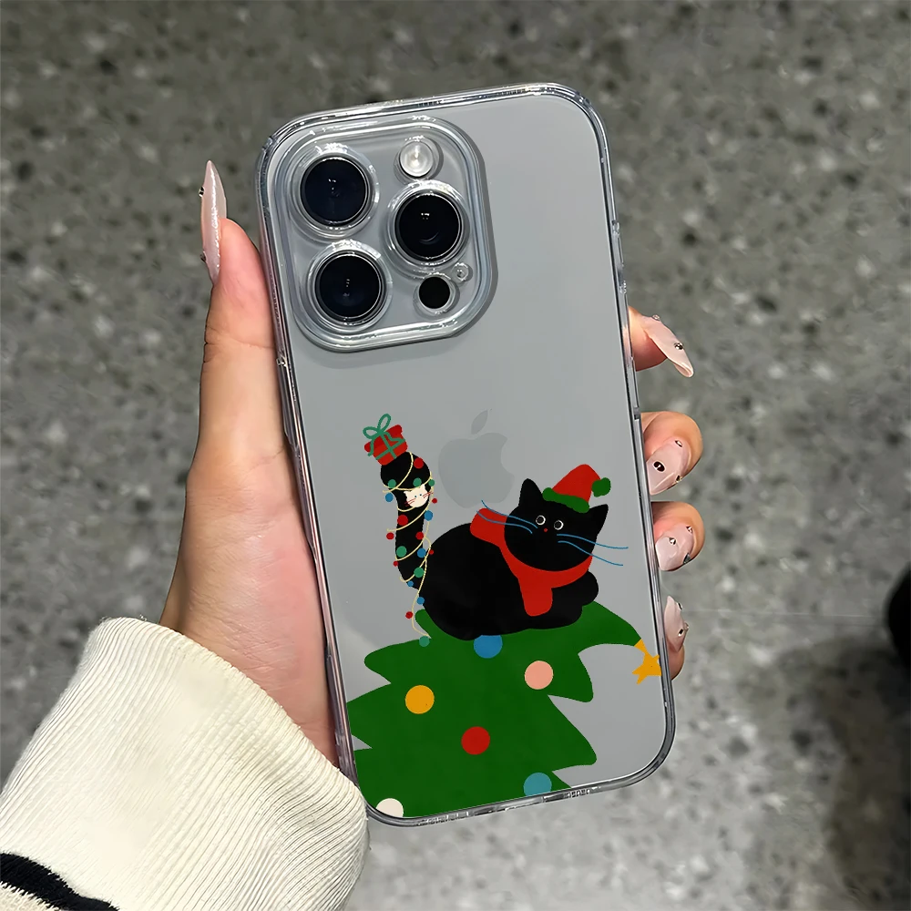 Christmas tree top Silicone Phone Case for iPhone 17 16 15 14 13 12 11 Pro Xs Max Air Mini 7 8 6 6s Plus SE 2020 2022 Cover