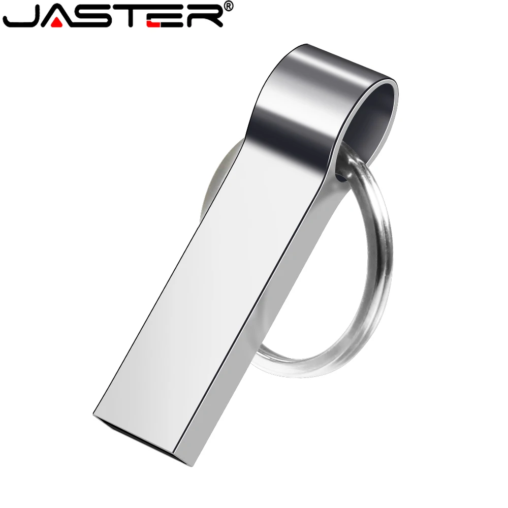 

Металлический USB флеш-накопитель JASTER, серебристый водонепроницаемый флеш-накопитель объемом 128 ГБ, 64 ГБ, ударопрочный флеш-накопитель объемом 32 Гб, быстрая передача, U-диск на 16 Гб