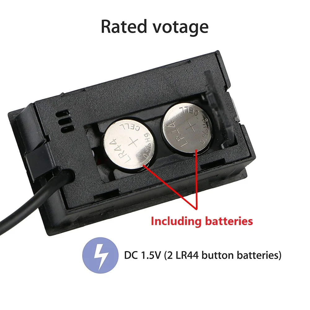 2 In 1 Mini LCD Digital Temperature Humidity Meter Detector Thermograph Indoor Room Instrument With Two LR44 Batteries