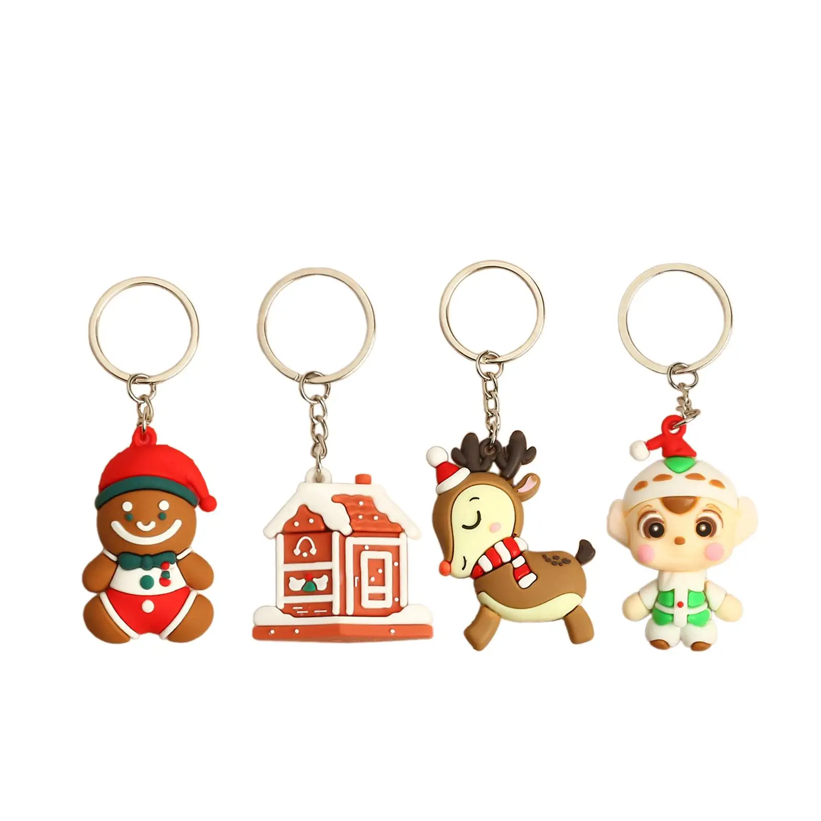 Christmas Keychain Handbag Decoration Party Favor Backpack Charm Holiday