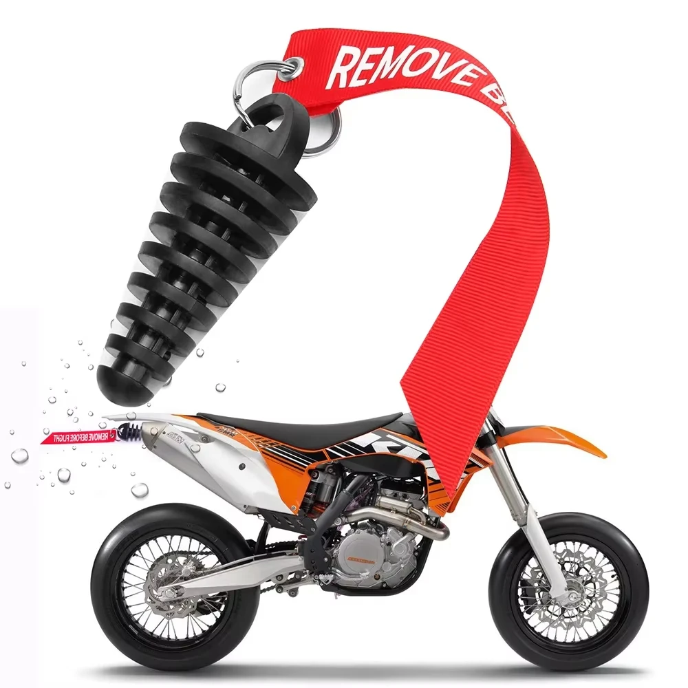 1/3/5 Stück Auspuffschutz-Stecker, Gummi-Entlüftungsstopfen, Auspuff-Schalldämpfer-Waschstopfen für Motorrad und Motocross
