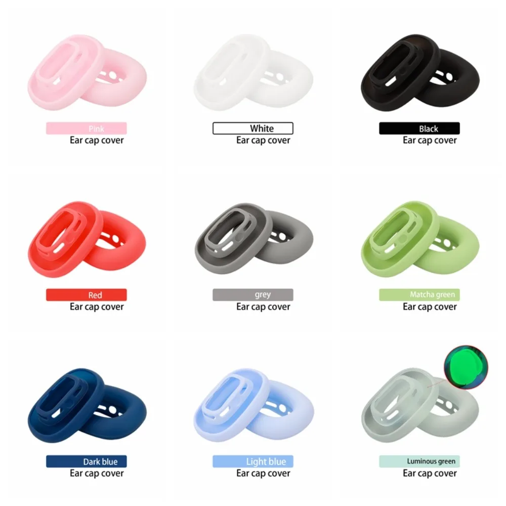 Silicone Ear Pads Replacement Soft Earbuds Cover Earmuffs Headphone Protective Cover for AirPods Max Headphones Accessories