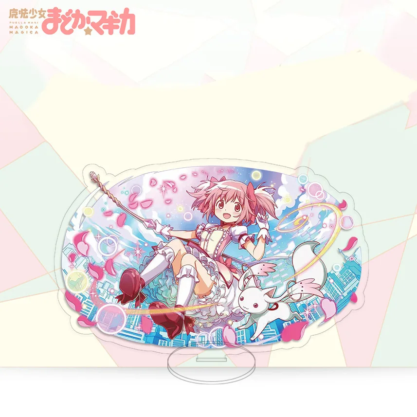 15cm Anime Puella Magi Madoka Magica Acrylic Stand Model Figure Cosplay Plate Holder Topper Cartoon Birthday Fans Christmas Gift