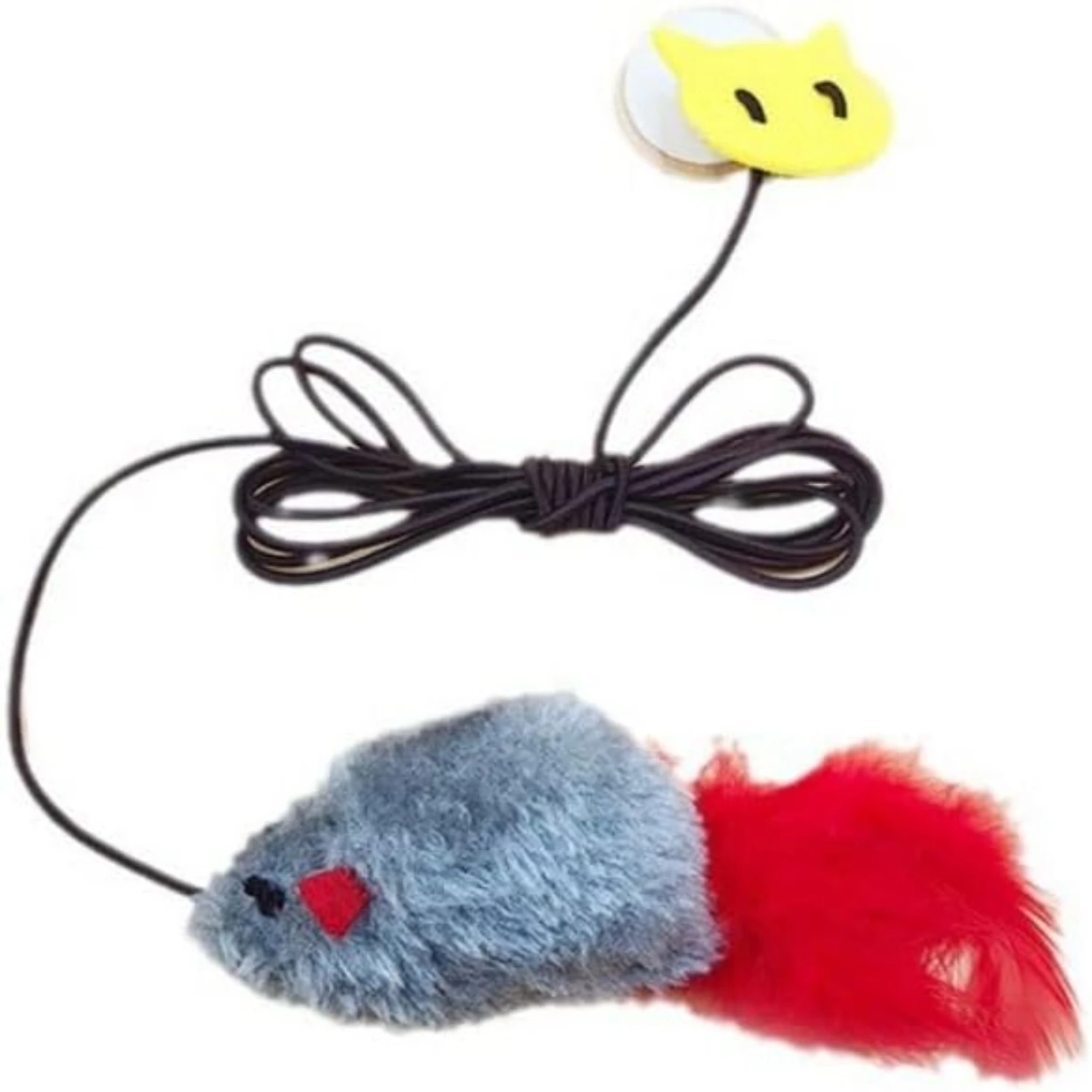 Exciting and Interactive Adjustable Hanging Cat Teaser Toy for Self Play - Engaging Mouse Cat Toy for Indoor Cats and Kittens - 