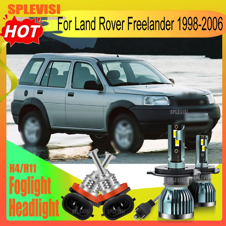 

5 year warranty H11 H4 Headlight Fog Light Compatible For Land Rover Freelander 1998 1999 2000 2001 2002 2003 2004 2005 2006