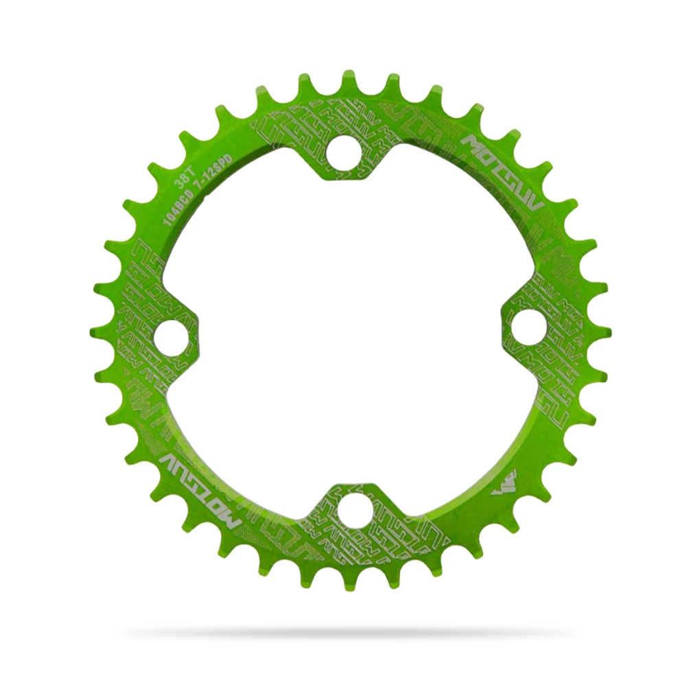 Bicycle Chainset Round 104 BCD Bike Chainwheel Tooth Plate Yellow 32T