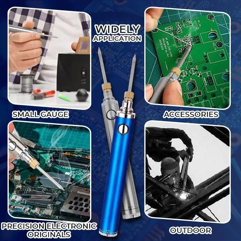 510 Interface Soldering Iron Mini USB Charging Precision Welding Tool Portable Battery Powered Soldering Tip Jewelry Repair 5V