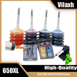 For HP 650 xl 650XL Refillable Ink Cartridge for hp650 Deskjet 1015 1515 2515 2545 2645 3515 4645 Printer