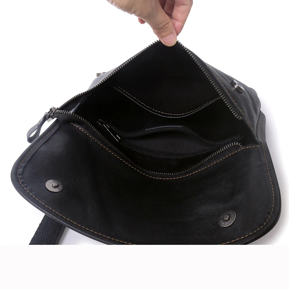 Men's Genuine Leather Shoulder Bag