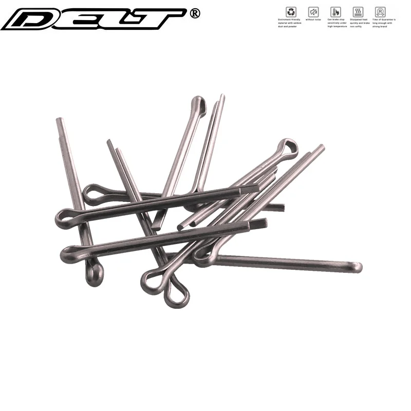 DELT 10Pcs Bicycle Disc Brake PIN Latch ,304 Stainless Steel ,For MTB Bike Brake Parts