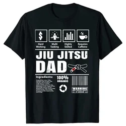 New Arrival Mens T Shirts Jiu Jitsu Dad Definition Shirt for BJJ Jujitsu Gift  Group Tops Shirt Cotton Loose Style Short Sleeve