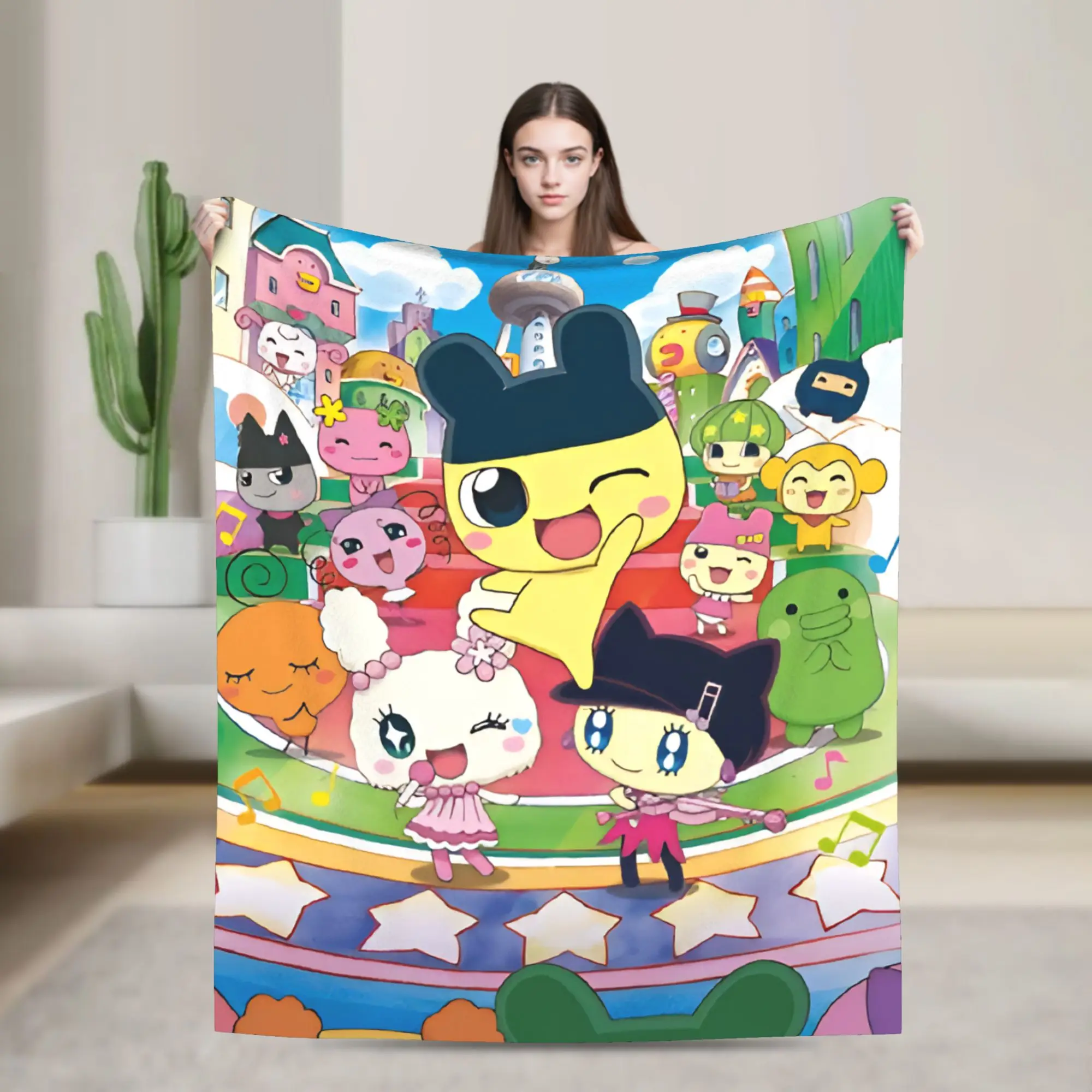 

Одеяло Tamagot 20:00 Мерч, супер мягкие уютные пледы для дивана, 50x60 дюймов, пледы для постельного белья разных размеров