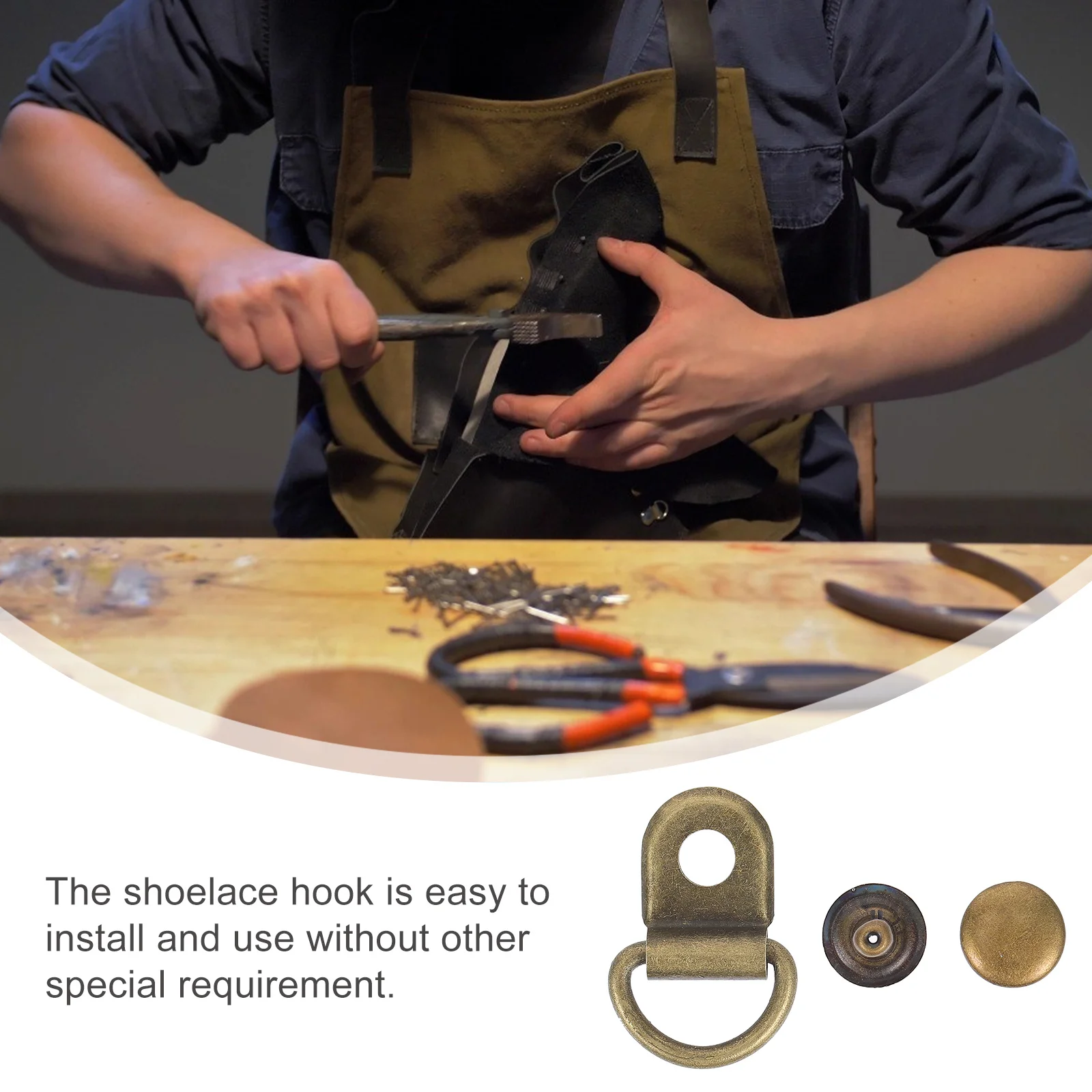 

30 set Mountain Climbing Buckle Accessories Durable Stainless Steel Reusable Buttons For Diy Handbag Shoes Decoration Detachable