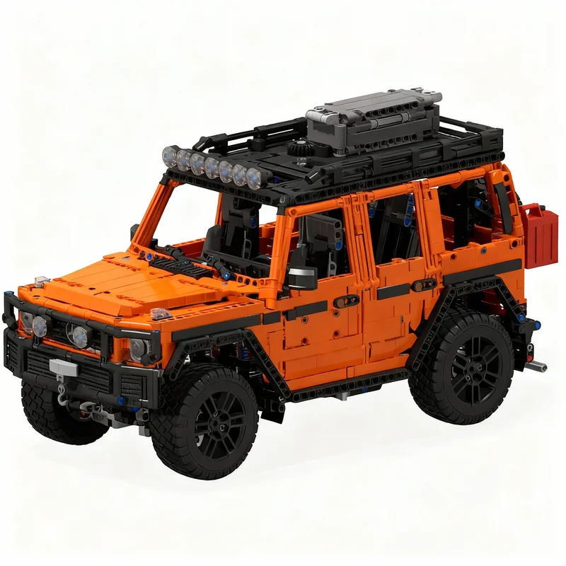 2995pcs MOC Benz Professional Line Designer Program Mercedesesed Model Toy Building Blocks Architecture Christmas Gift Kids