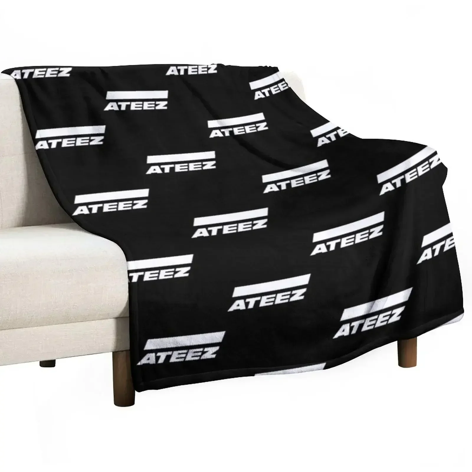 ATEEZ Throw Blanket Foldable Soft Warm Blanket for Outdoor Use