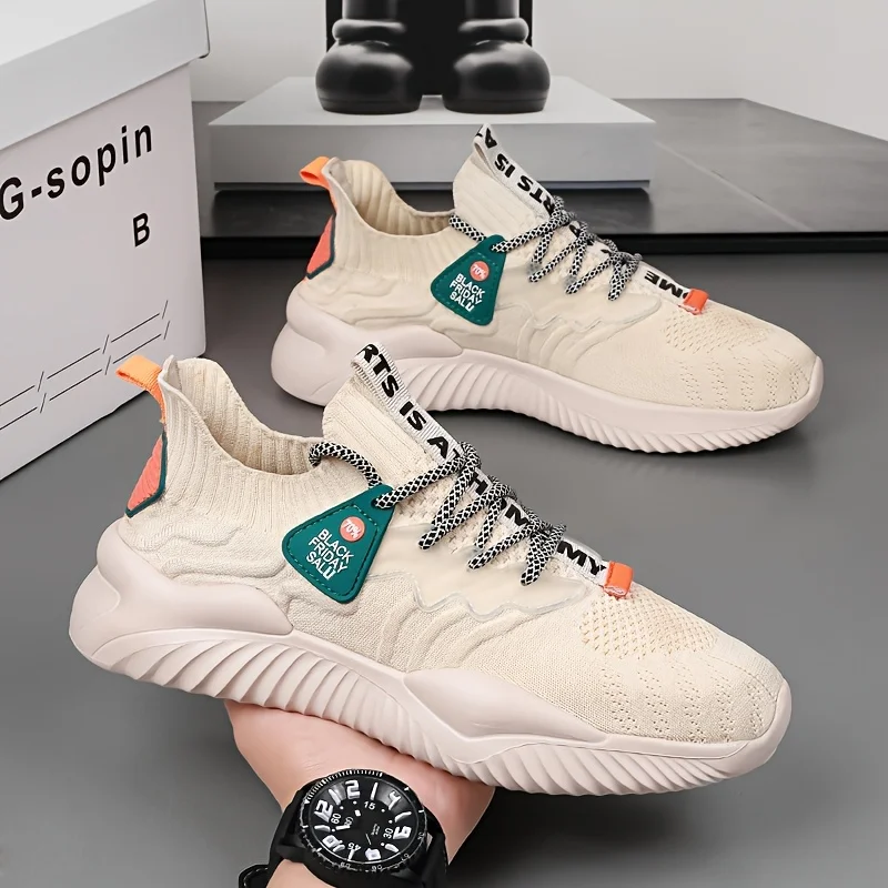 Men's Running Sneakers Casual Breathable Men Running Shoes Cheap Light Breathable Men's Jogging Sneakers Comfortable