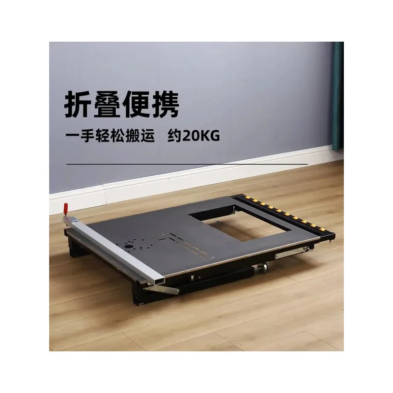 Portable Push Table Saw Woodworking Workbench Multifunctional Folding Bracket Saw Table