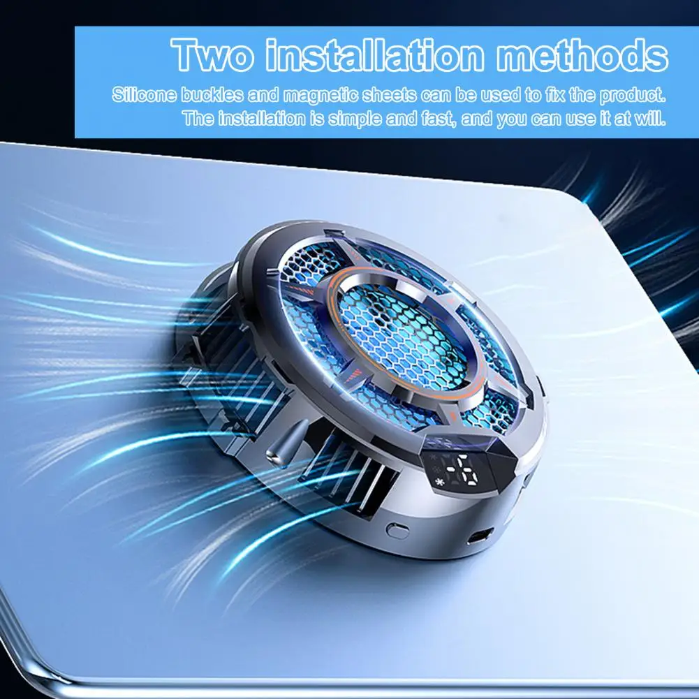 저소음 태블릿 라디에이터, 속도 조절 가능, 냉각 영역 확대, 컴팩트 사이즈, 반도체 휴대폰 태블릿 냉각 팬