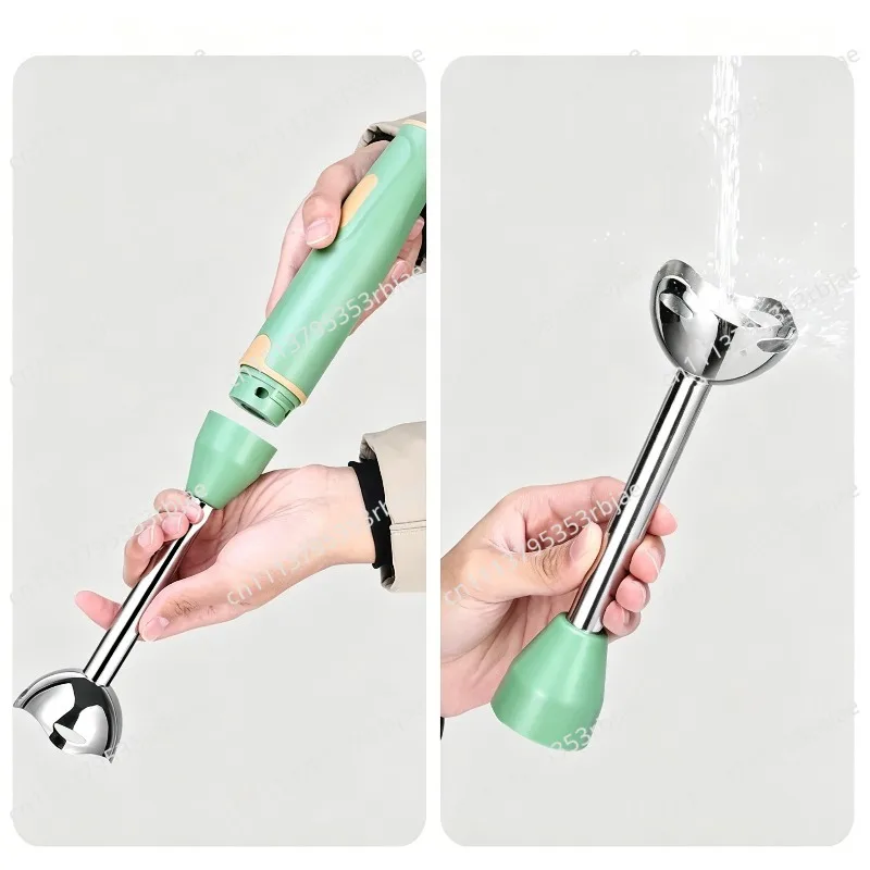 Multifunctional Handheld Immersion Blender, 4-in-1 Electric Cooking Stick with Egg Beater, Meat Grinder, Juice Maker, 500W High