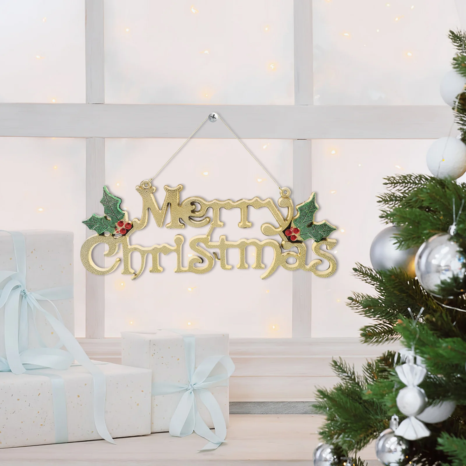 

Merry Christmas Letter Sign Desktop Ornament Unique Xmas Tree Hanging Decor Home Decoration Festival Desktop Ornament