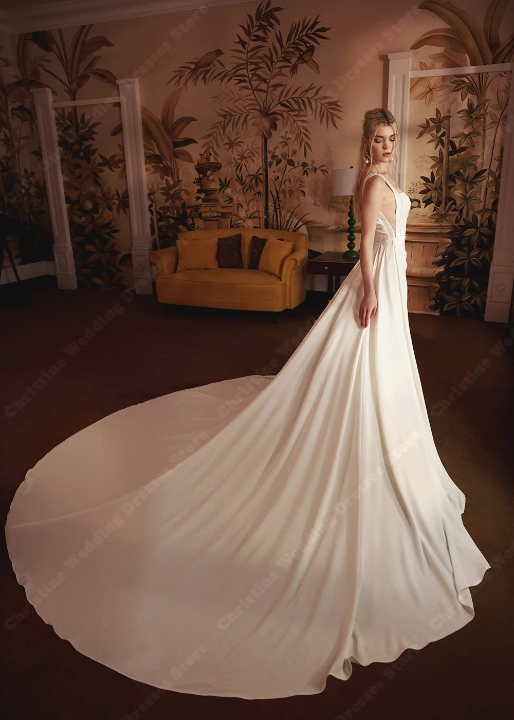 فساتين زفاف نسائية مثيرة بدون أكمام أنيقة بدون ظهر حورية البحر زي العرائس الأميرة مأدبة Vestidos De Novias مخصصة 2026 #2