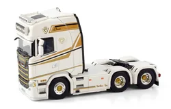 Alloy Toy Model Gift WSI 1:50 Scale Sca-nia CS20H 6X2 Tag axle,Transport Truck Tractor Vehicle Diecast Toy Model 01-3926