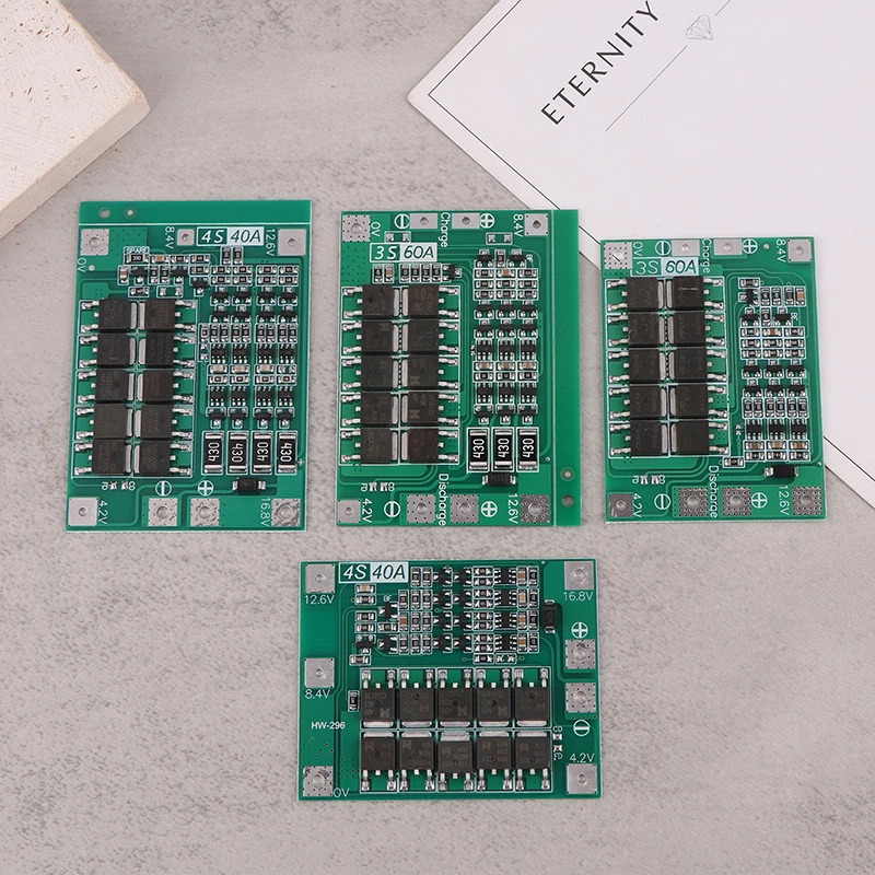 Placa de circuito de protección de batería de litio, piezas, 14,8 V, 16,8 V, 18650, 1 4s