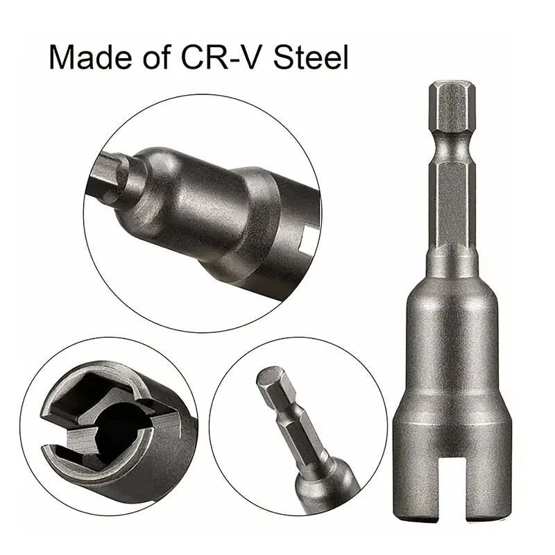 Butterfly Screws Bolt Socket Wrench Hex Shank Drill Adapter Wing Nut Driver For Power Tool Slotted Electric Screwdriver Sleeve